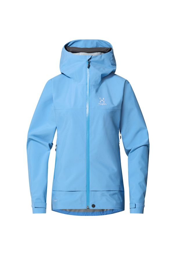 Damska kurtka wodoodporna Haglöfs Front. Kolor: niebieski