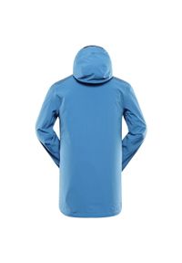 ALPINE PRO - Kurtka trekkingowa męska Alpine Pro Gor wodoodporna. Kolor: niebieski. Materiał: hardshell