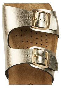 Geox Klapki D Brionia D35LSL 000BN C2012 Złoty. Kolor: złoty. Materiał: skóra #11