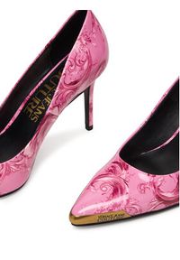 Versace Jeans Couture Szpilki 80VA3S50 ZS366 499 Różowy. Kolor: różowy. Materiał: skóra. Obcas: na szpilce #4