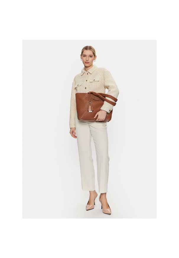 Torebka Guess. Kolor: brązowy