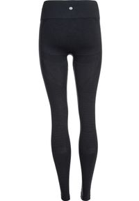 ENDURANCE - Legginsy do jogi Athlecia Nagar Seamless. Kolor: czarny. Materiał: poliester, nylon. Sport: joga i pilates