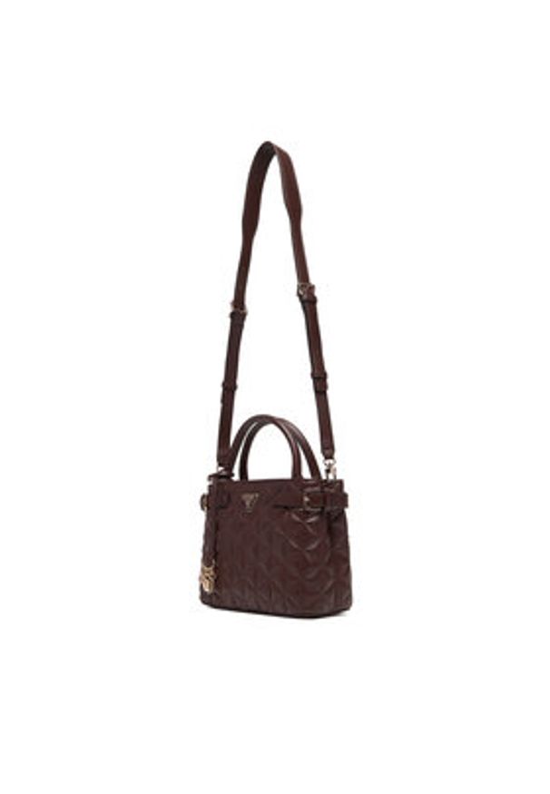 Guess Torebka Paisleigh HWQG98 83050 Brązowy. Kolor: brązowy. Materiał: skórzane