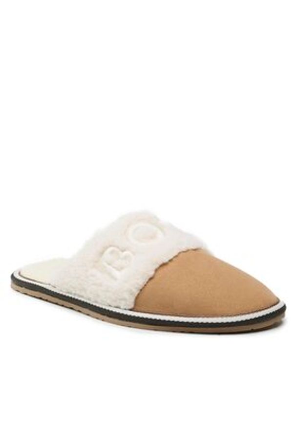 BOSS - Boss Kapcie Home 50486672 10247776 01 Brązowy. Kolor: brązowy. Materiał: materiał