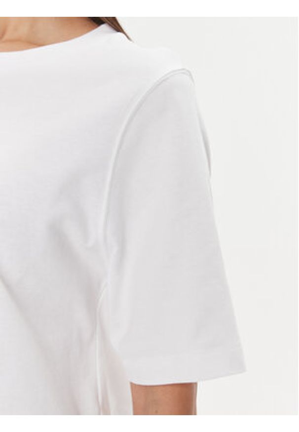 United Colors of Benetton - United Colors Of Benetton T-Shirt 3BL0E17G5 Biały Boxy Fit. Kolor: biały. Materiał: bawełna