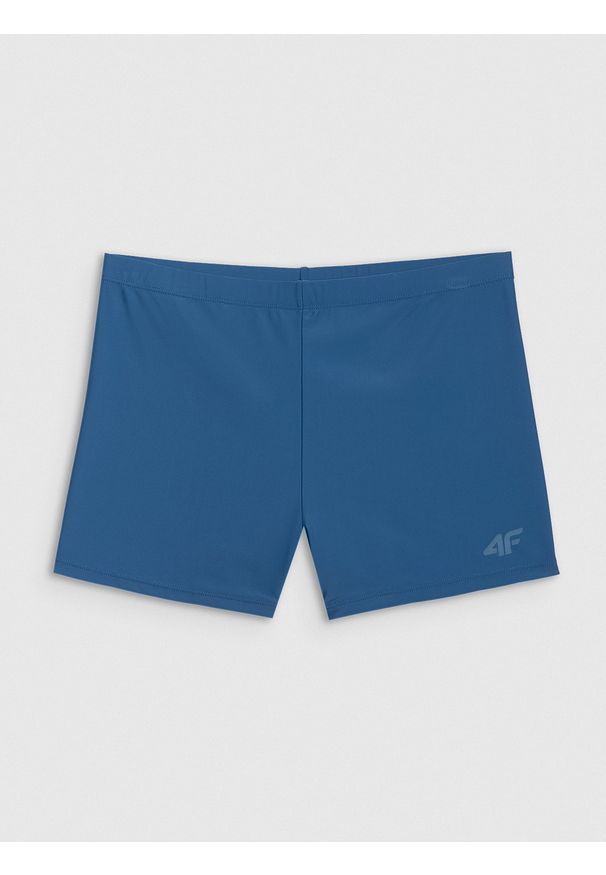 4f - 4F Kąpielówki męskie - turkusowe S. Kolor: turkusowy. Materiał: materiał, elastan, syntetyk. Wzór: jednolity
