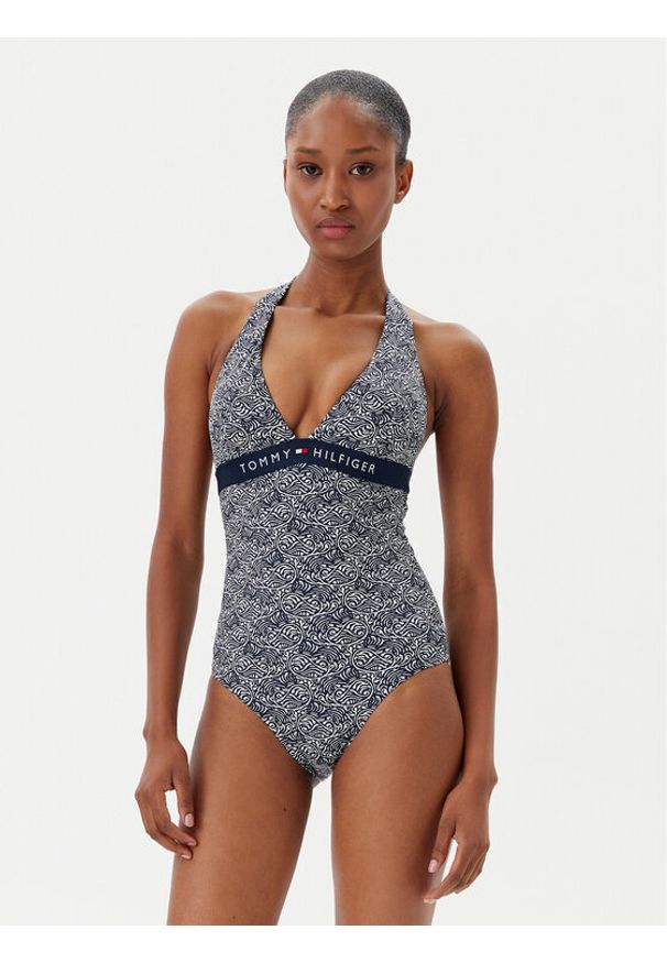 TOMMY HILFIGER - Tommy Hilfiger Strój kąpielowy UW0UW05962 Granatowy. Kolor: niebieski. Materiał: syntetyk