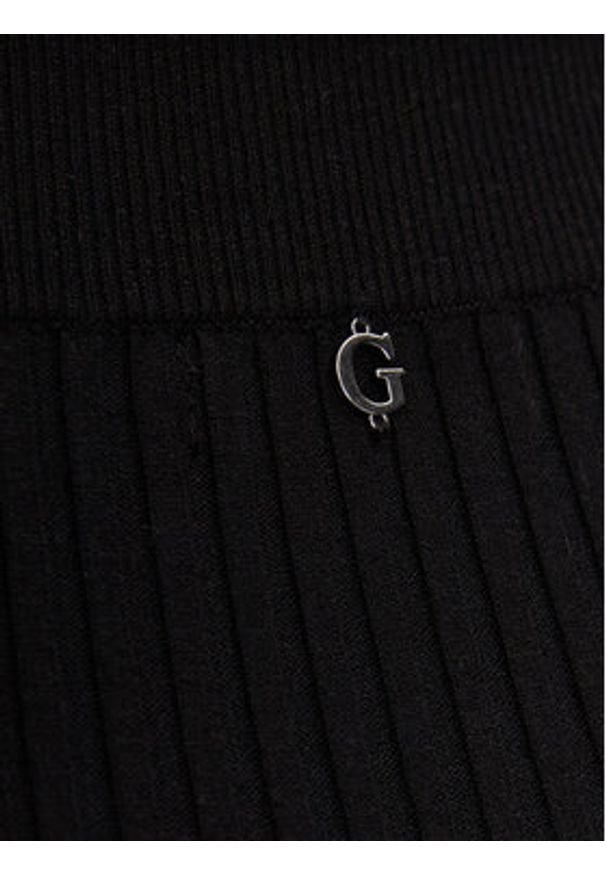 Guess Spódnica ołówkowa Isabella W4BD52 Z3HP2 Czarny Slim Fit. Kolor: czarny. Materiał: wiskoza