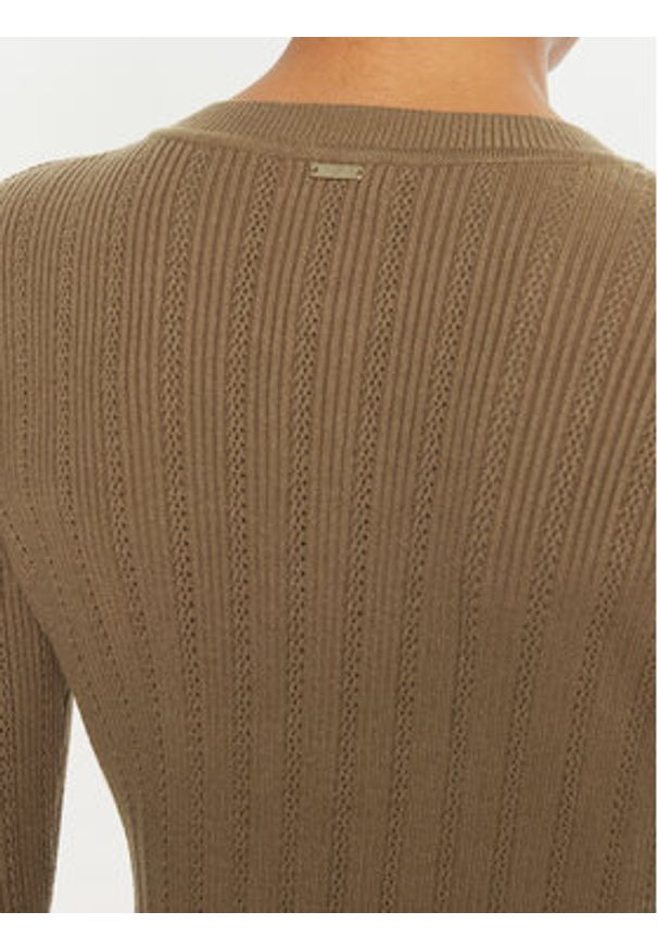Fracomina Kardigan FR24WT8023K50401 Zielony Regular Fit. Kolor: zielony. Materiał: wiskoza