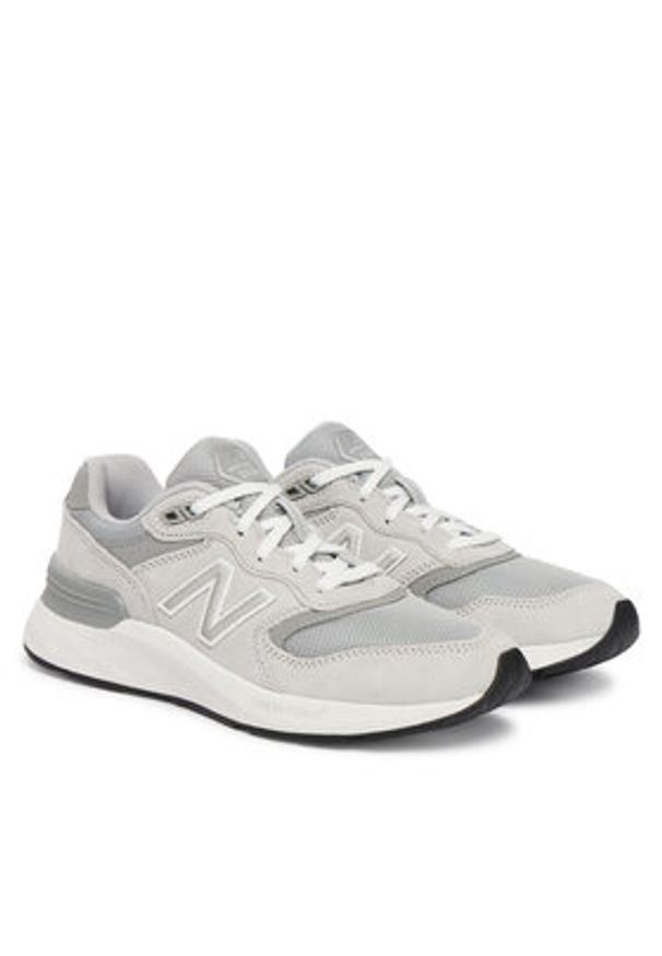 New Balance Sneakersy Fresh Foam X Walking 880 v7 W880V7_CA Szary. Kolor: szary. Materiał: zamsz, skóra