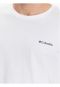columbia - Columbia T-Shirt Basic Logo 1680053 Biały Regular Fit. Kolor: biały. Materiał: bawełna #5