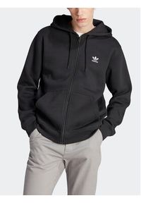 Adidas - adidas Bluza Trefoil Essentials IL2511 Czarny Regular Fit. Kolor: czarny. Materiał: bawełna, syntetyk