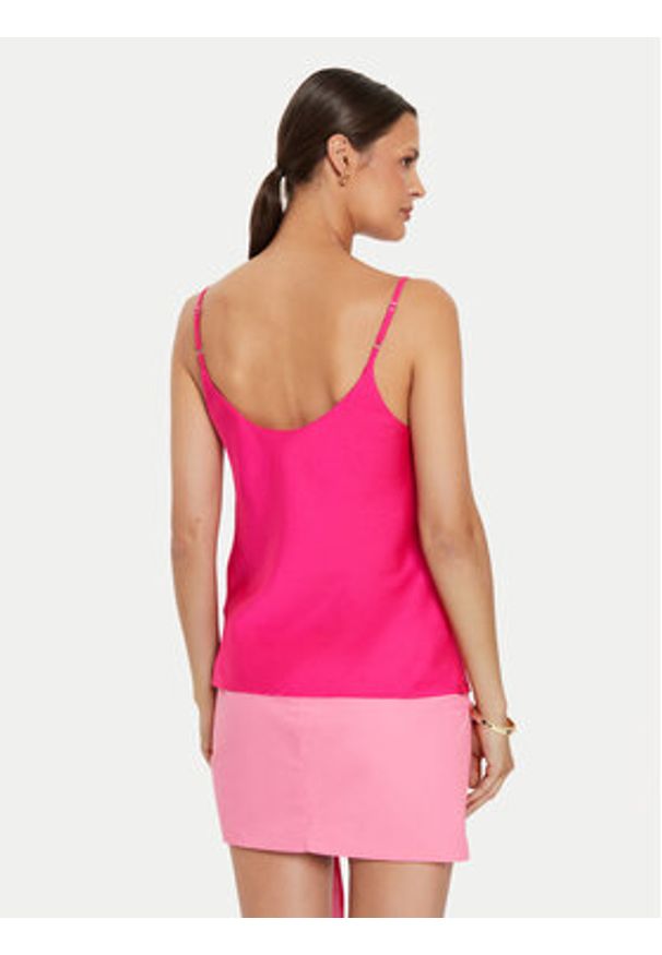 ViCOLO Top TB0408 Różowy Regular Fit. Kolor: różowy. Materiał: syntetyk