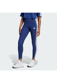Adidas - adidas Legginsy Essentials 3-Stripes JE0067 Granatowy Slim Fit. Kolor: niebieski. Materiał: bawełna #1