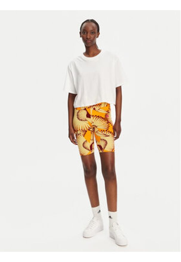 Adidas - adidas Kolarki FARM JD6287 Żółty Slim Fit. Kolor: żółty. Materiał: bawełna