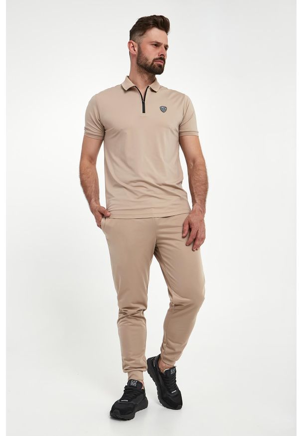 EA7 Emporio Armani - Polo męskie EA7 EMPORIO ARMANI. Typ kołnierza: polo