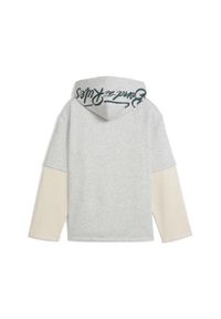 Puma - Młodzieżowa warstwowa bluza z kapturem MID90s PUMA. Typ kołnierza: kaptur. Kolor: czarny, szary, wielokolorowy. Sezon: lato. Sport: joga i pilates