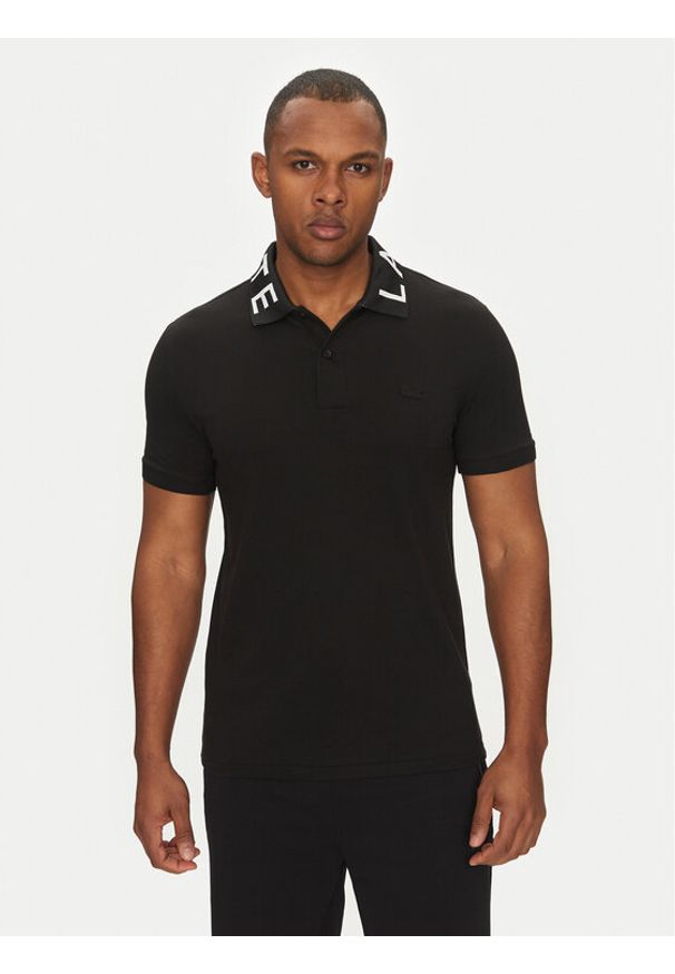 Lacoste Polo PH9538 Czarny Slim Fit. Typ kołnierza: polo. Kolor: czarny. Materiał: bawełna