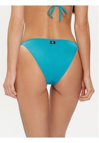 Calvin Klein Swimwear Dół od bikini KW0KW02349 Niebieski. Kolor: niebieski. Materiał: syntetyk #4