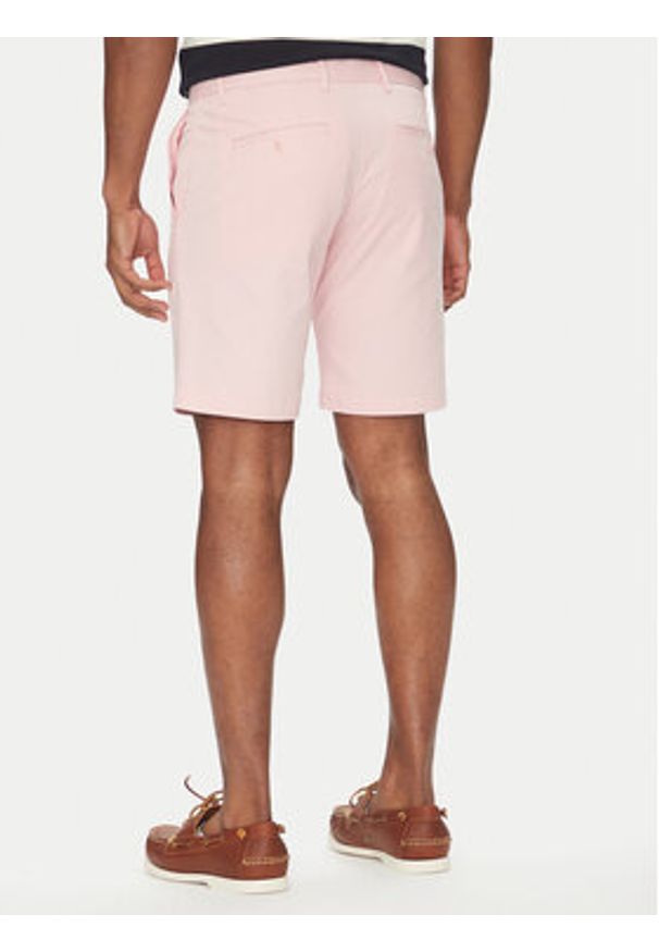 TOMMY HILFIGER - Tommy Hilfiger Szorty materiałowe Brooklyn MW0MW23563 Różowy Regular Fit. Kolor: różowy. Materiał: bawełna