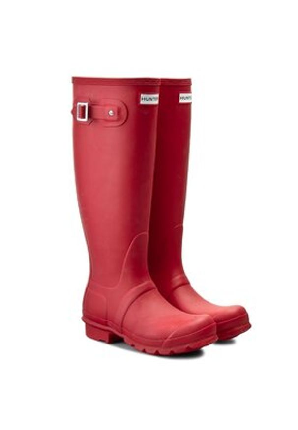 Hunter Kalosze Original Tall W23499 Czerwony. Kolor: czerwony. Materiał: kauczuk