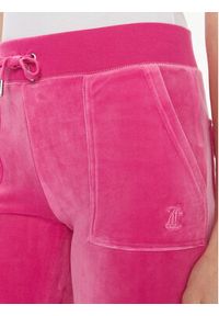 Juicy Couture Spodnie dresowe Del Ray JCAP180 Różowy Regular Fit. Kolor: różowy. Materiał: syntetyk #2