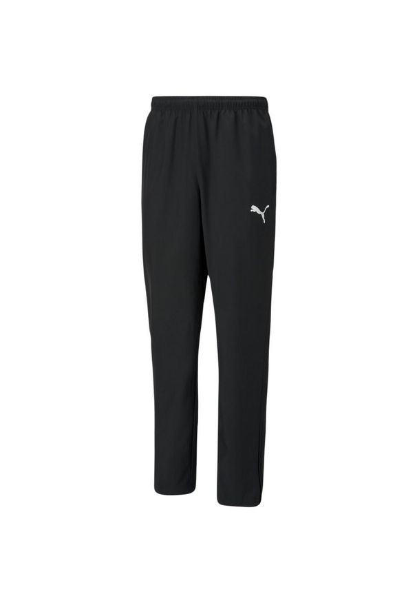 Spodnie męskie Puma teamRISE Sideline Pants. Kolor: czarny, biały, wielokolorowy. Sport: piłka nożna