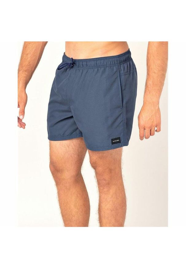 Rip Curl - Strój kąpielowy Męski Offset 15" Volley. Kolor: niebieski, wielokolorowy