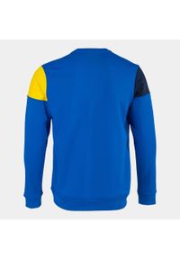 Bluza Joma Crew V. Kolor: żółty, niebieski, wielokolorowy. Materiał: jersey, materiał. Wzór: kolorowy, paski. Sport: piłka nożna #2