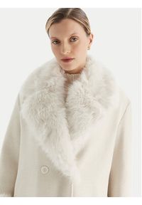 TwinSet - TWINSET Płaszcz zimowy 252TT2040 Écru Regular Fit. Sezon: zima #5