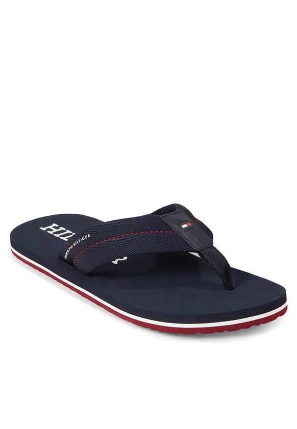 TOMMY HILFIGER - Japonki Tommy Hilfiger. Kolor: niebieski