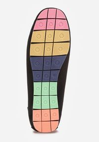 Born2be - Czarne Ażurowe Mokasyny ze Skórzaną Wkładką Ozdobione Przeszyciami Sylilise. Okazja: na co dzień. Kolor: czarny. Materiał: skóra. Wzór: ażurowy, aplikacja. Styl: casual, klasyczny #6