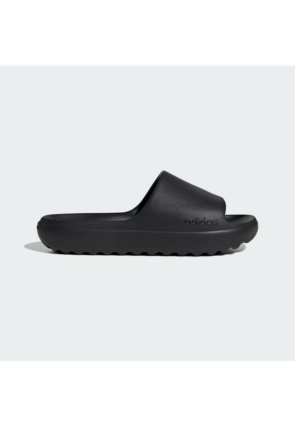 Adidas - Klapki Adilette Lumia. Kolor: czarny. Styl: sportowy