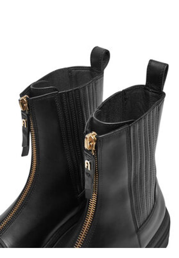 Furla Sztyblety Gum YG95FGU BX3506 O6000 Czarny. Kolor: czarny. Materiał: skóra