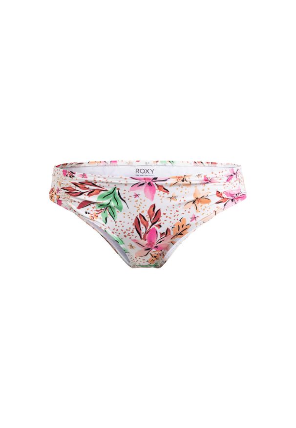 Roxy - Majtki bikini hipster dla Kobiety PRINTED BEACH CLASSICS Biały. Kolor: biały. Materiał: nylon, elastan, materiał
