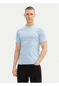 Calvin Klein Jeans T-Shirt LV040HM265 Niebieski Regular Fit. Kolor: niebieski. Materiał: bawełna