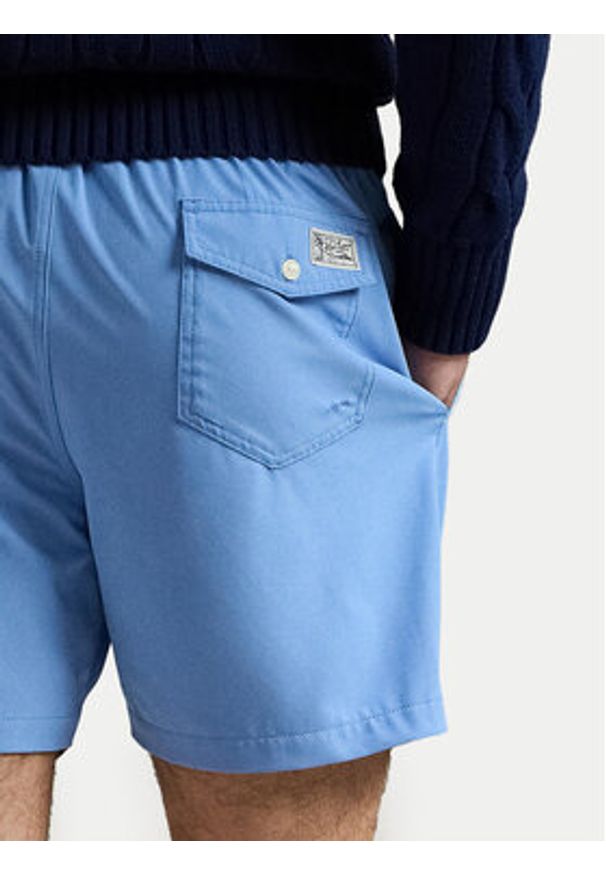 Polo Ralph Lauren Szorty kąpielowe 710957782003 Niebieski Classic Fit. Kolor: niebieski. Materiał: syntetyk