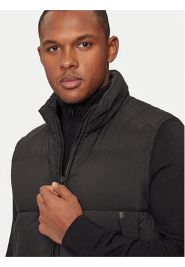 PAUL & SHARK - Paul&Shark Bezrękawnik 14312614 Czarny Regular Fit. Kolor: czarny. Materiał: syntetyk. Długość rękawa: bez rękawów