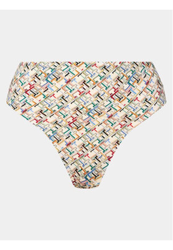 TOMMY HILFIGER - Tommy Hilfiger Dół od bikini UW0UW05271 Kolorowy. Materiał: syntetyk. Wzór: kolorowy