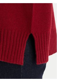 Liu Jo Golf MF5445 MS76L Czerwony Regular Fit. Typ kołnierza: golf. Kolor: czerwony. Materiał: wiskoza #3