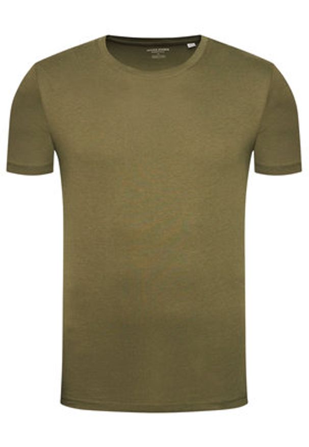 Jack & Jones T-Shirt Orrganic Basic 12156101 Zielony Slim Fit. Kolor: zielony. Materiał: bawełna