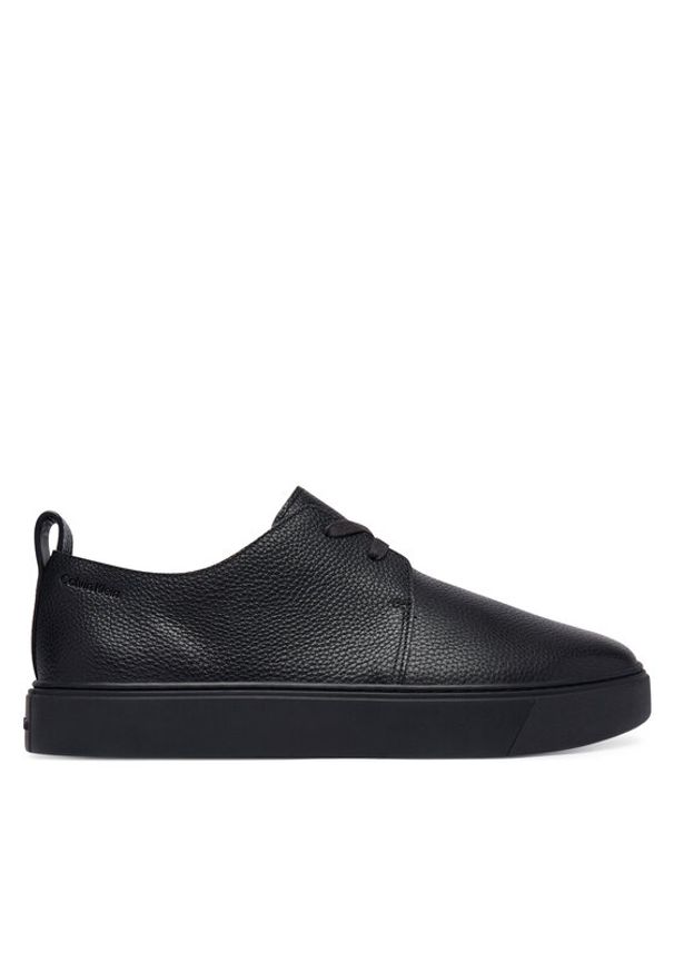 Calvin Klein Półbuty Hybrid Clean Derby Tum Lth HM0HM02185 Czarny. Kolor: czarny. Materiał: skóra