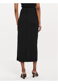 Calvin Klein Jeans Spódnica midi J20J223144 Czarny Regular Fit. Kolor: czarny. Materiał: syntetyk #3