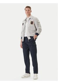 Aeronautica Militare Spodnie materiałowe 261PA1718UCT04331 Granatowy Regular Fit. Kolor: niebieski. Materiał: bawełna #5
