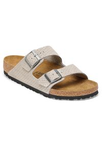 Klapki unisex Birkenstock Arizona Stone Coin. Kolor: szary. Materiał: materiał #1