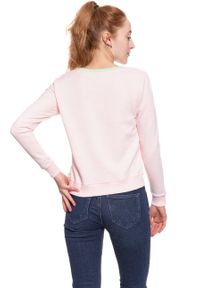 Wrangler - DAMSKI SWETER WRANGLER RETRO KABEL SWT ROSEWATER W602RHYLF 112130380. Wzór: nadruk. Styl: retro #2