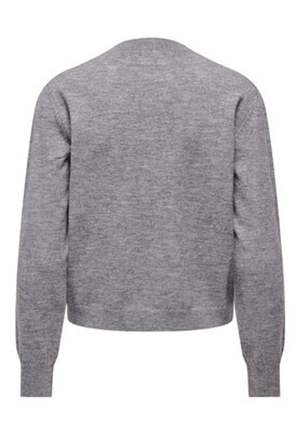 only - ONLY Kardigan Camille 15349639 Szary Regular Fit. Kolor: szary. Materiał: syntetyk