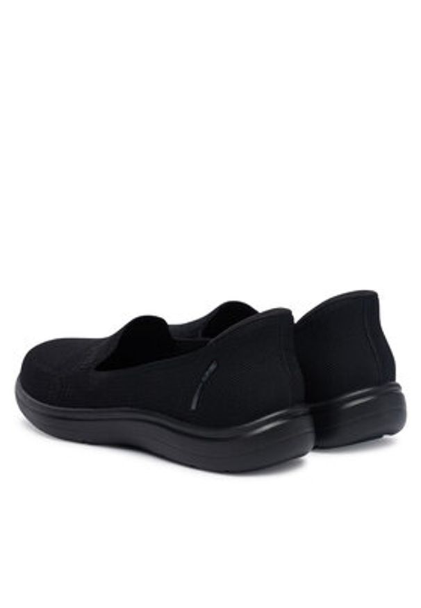 skechers - Skechers Sneakersy Slip-Ins: On-The-Go Flex Radiant - Sloane 138435/BBK Czarny. Kolor: czarny. Materiał: materiał