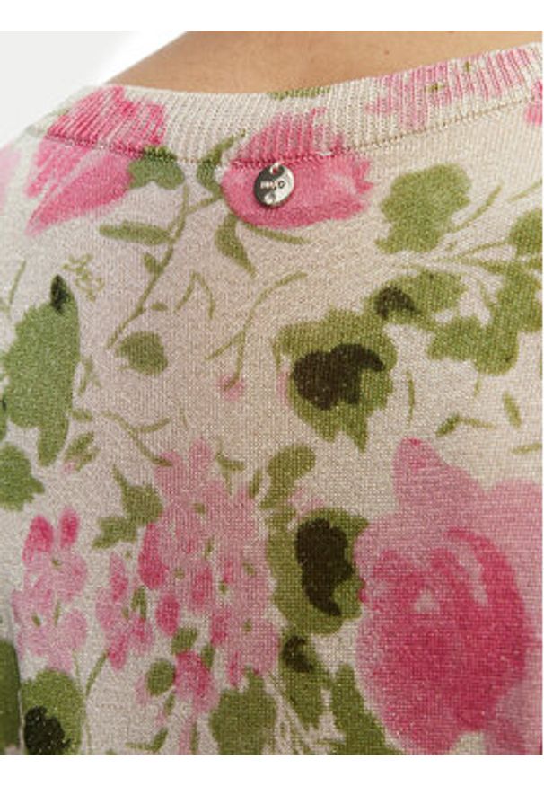 Liu Jo Sweter WA6422 MA71N Różowy Regular Fit. Kolor: różowy. Materiał: wiskoza