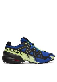 salomon - Buty do biegania Salomon. Kolor: niebieski. Model: Salomon Speedcross #1